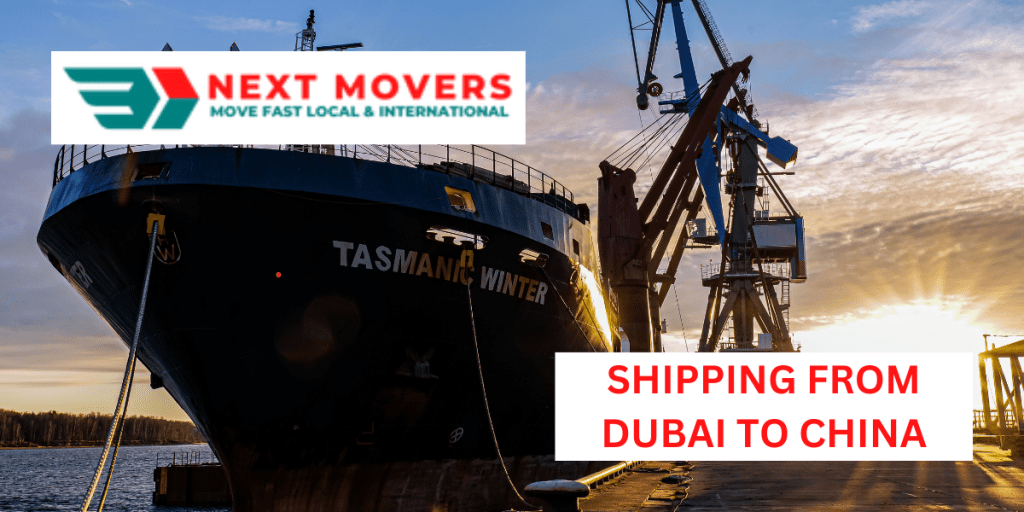 Shipping from dubai to china