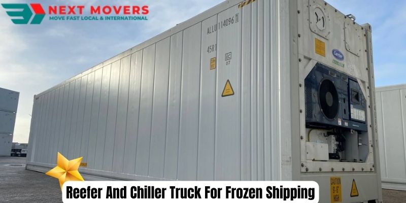 Reefer And Chiller Truck For Frozen Shipping To Riyadh From Dubai | Next Movers