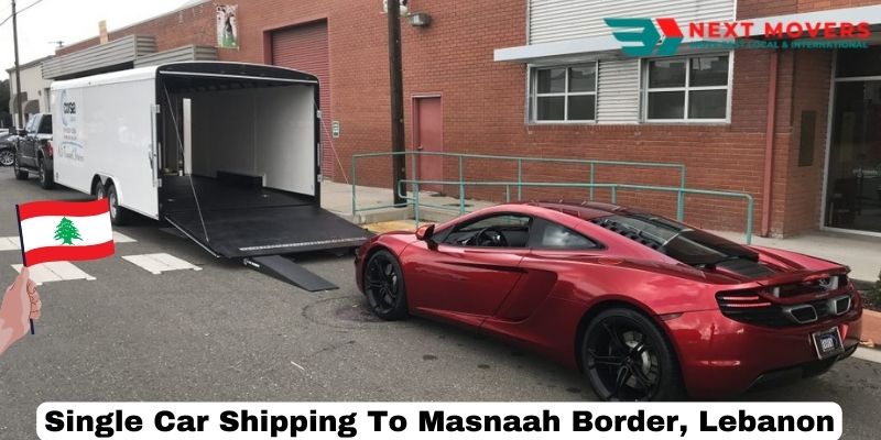 Single Car Shipping To Masnaah Border, Lebanon