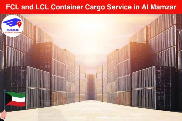 FCL and LCL Container Cargo Service in Al Mamzar