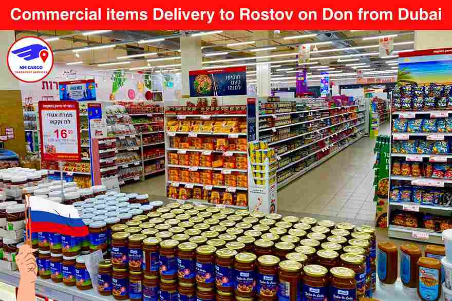 Commercial items Delivery to Rostov on Don from Dubai