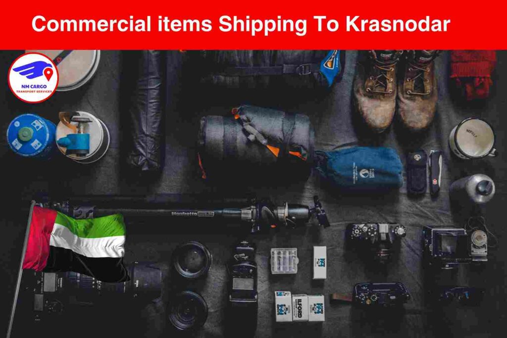 Commercial items Shipping To Krasnodar From Dubai