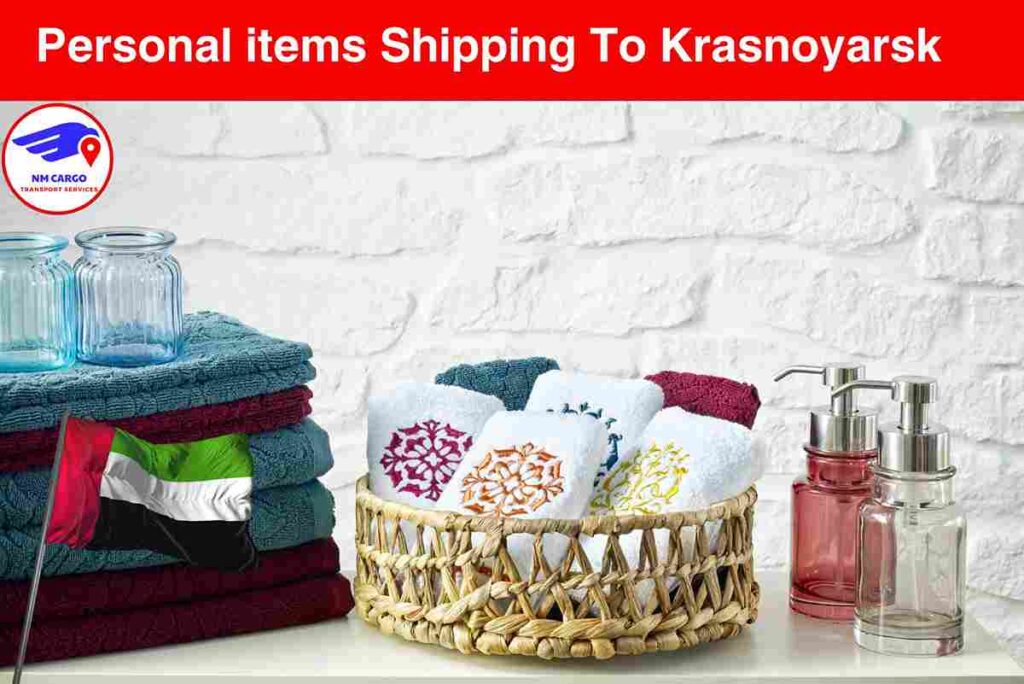 Personal items Shipping to Krasnoyarsk From Dubai