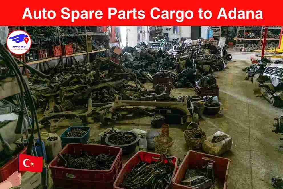 Auto Spare Parts Cargo to Adana From Dubai