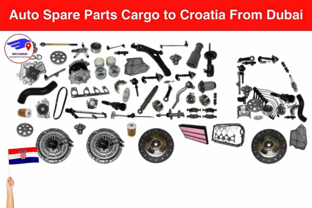 Auto Spare Parts Cargo to Croatia From Dubai