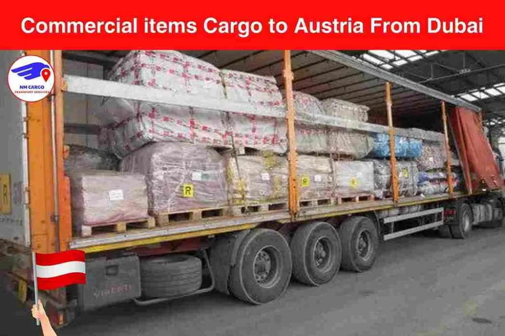 Commercial items Cargo to Austria From Dubai