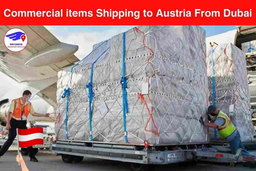 Commercial items Shipping to Austria From Dubai