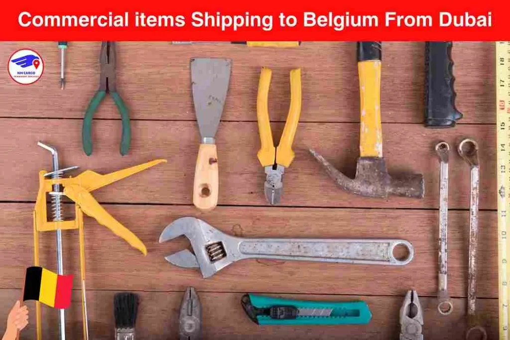 Commercial items Shipping to Belgium From Dubai