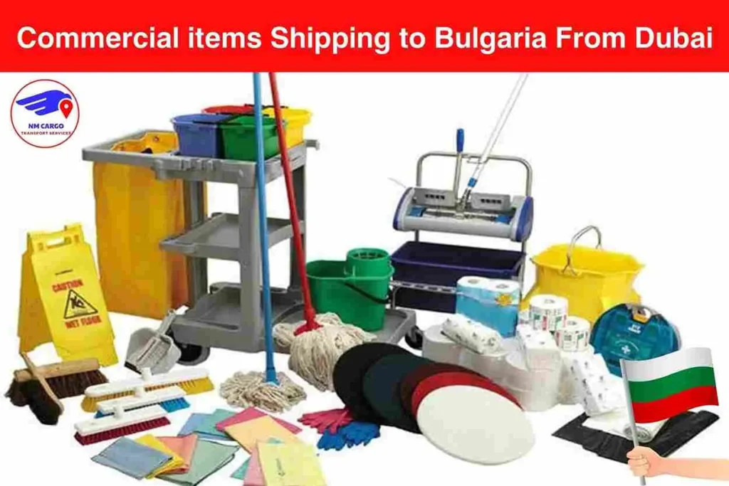 Commercial items Shipping to Bulgaria From Dubai
