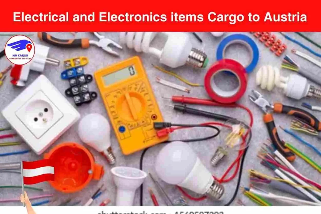 Electrical and Electronics items Cargo to Austria From Dubai