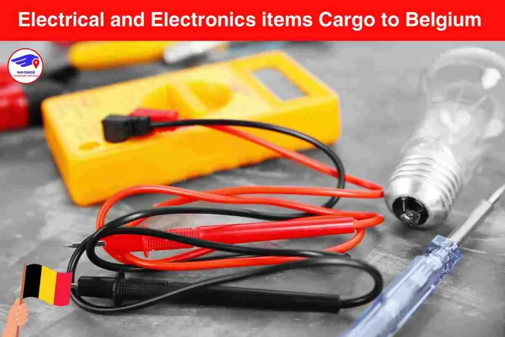 Electrical and Electronics items Cargo to Belgium From Dubai