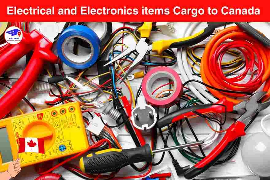 Electrical and Electronics items Cargo to Canada From Dubai