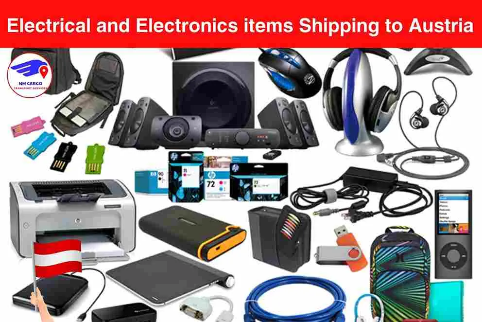 Electrical and Electronics items Shipping to Austria From Dubai