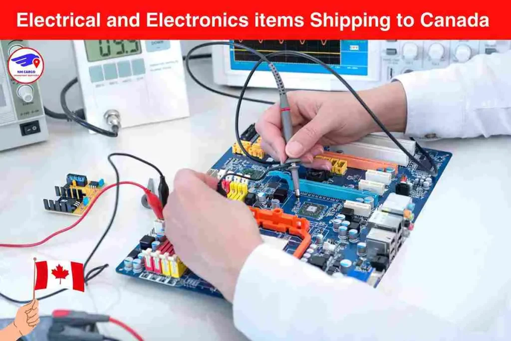 Electrical and Electronics items Shipping to Canada From Dubai