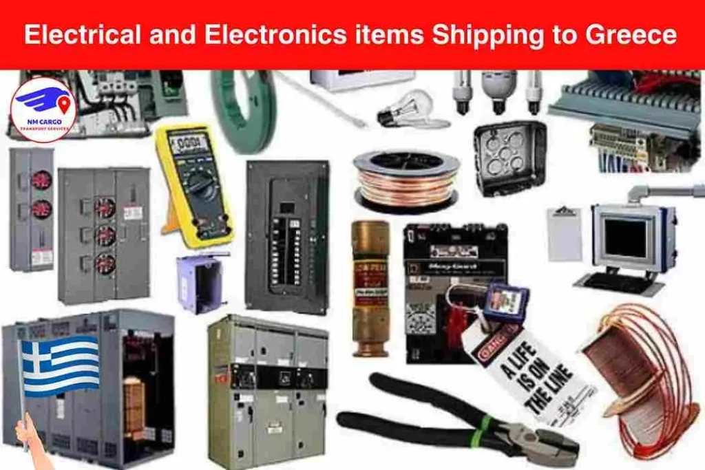 Electrical and Electronics items Shipping to Greece From Dubai