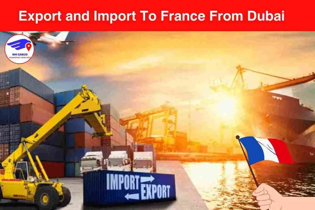 Export and Import To France From Dubai