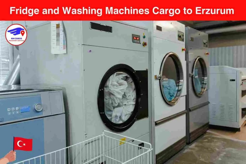 Fridge and Washing Machines Cargo to Erzurum from Dubai