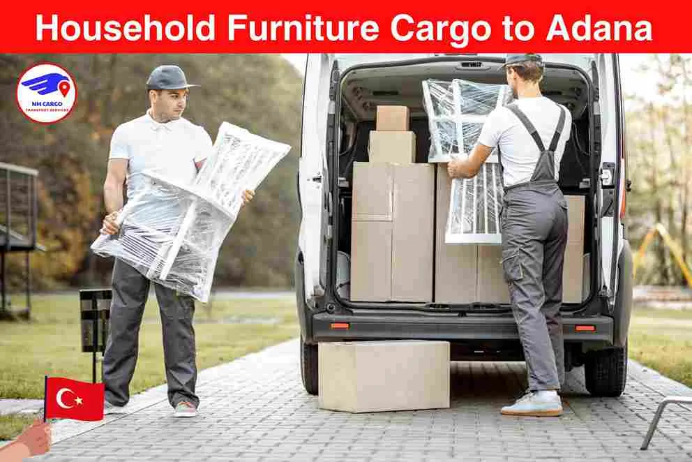 Household Furniture Cargo to Adana From Dubai