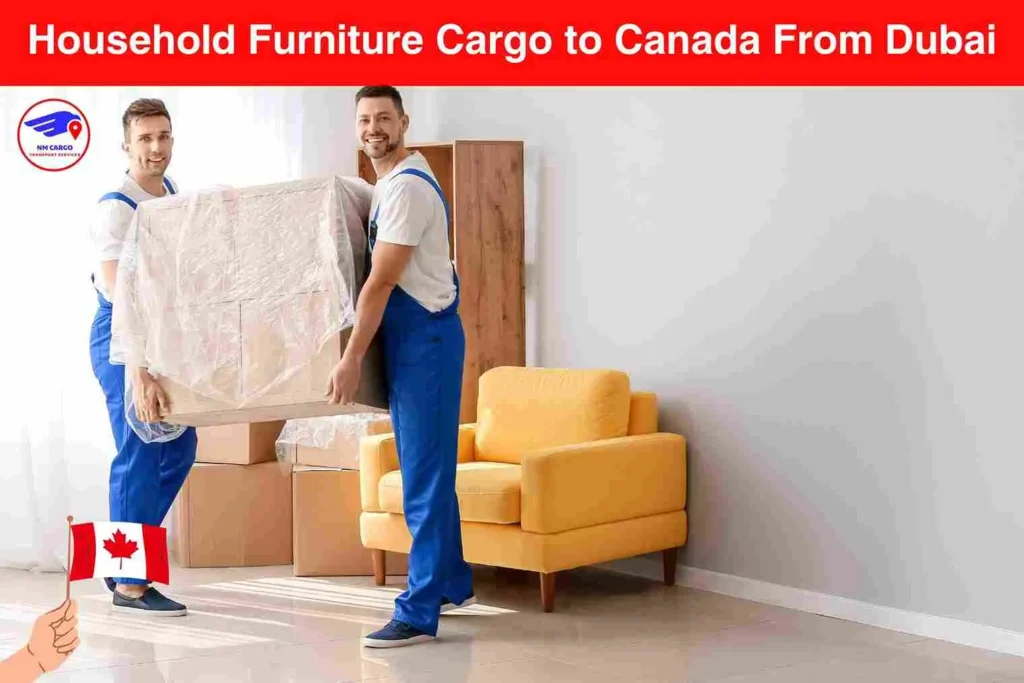 Household Furniture Cargo to Canada From Dubai