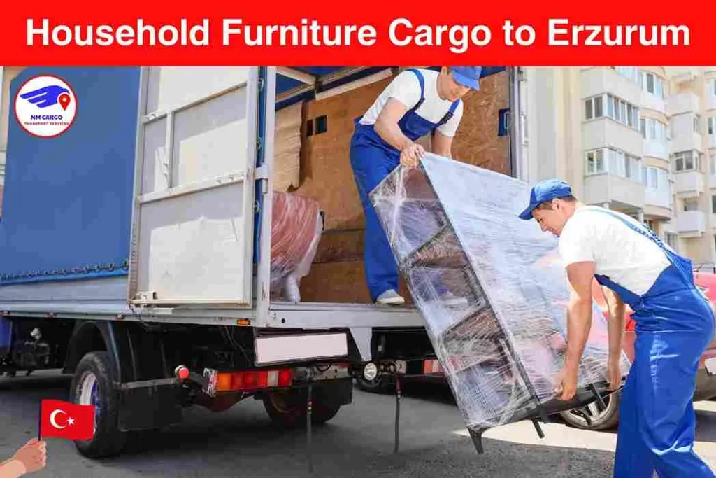 Household Furniture Cargo to Erzurum From Dubai