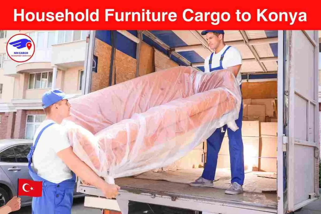 Household Furniture Cargo to Konya From Dubai