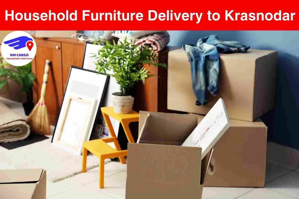Household Furniture Delivery to Krasnodar from Dubai