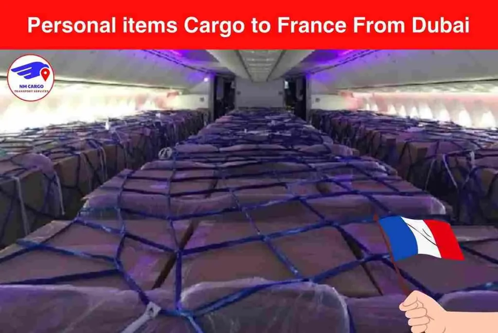 Personal items Cargo to France From Dubai