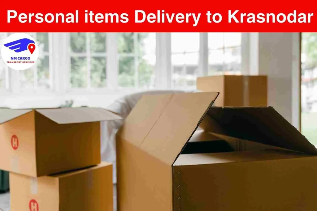Personal items Delivery to Krasnodar from Dubai