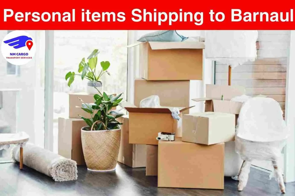 Personal items Shipping to Barnaul from Dubai