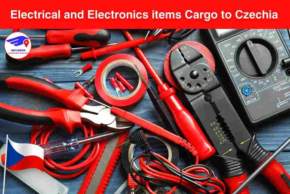 Electrical and Electronics items Cargo to Czechia From Dubai