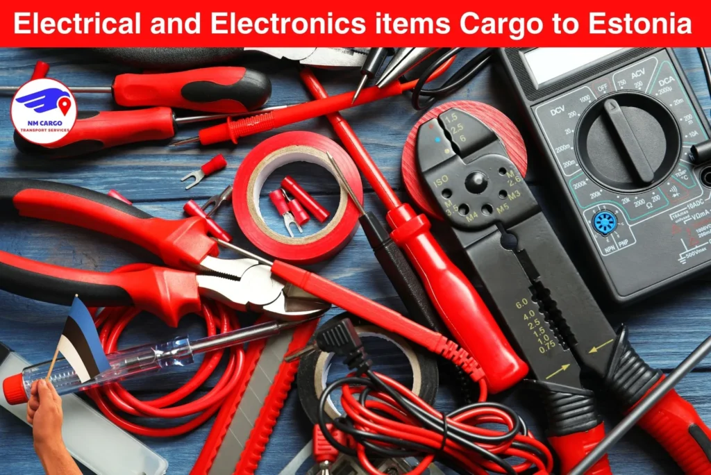 Electrical and Electronics items Cargo to Estonia From Dubai
