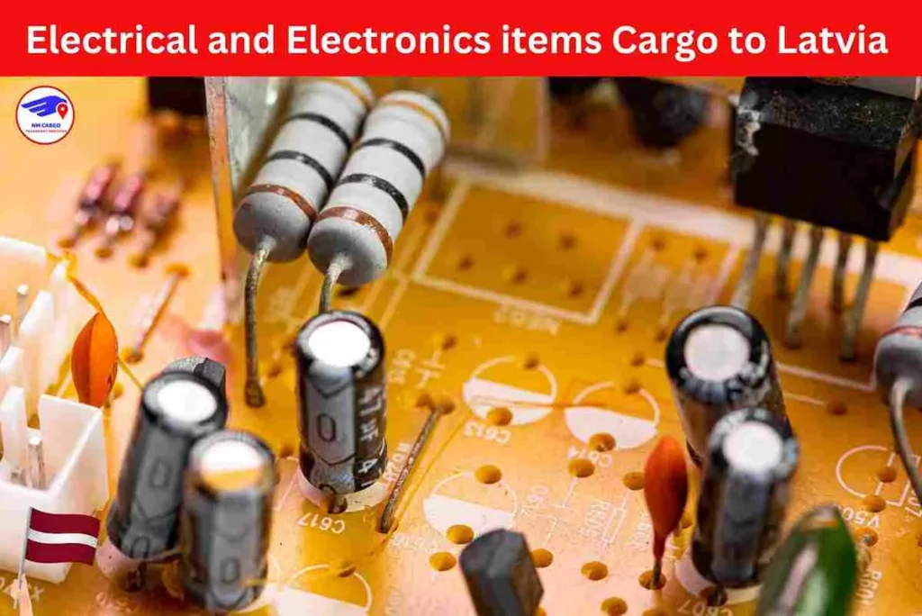 Electrical and Electronics items Cargo to Latvia From Dubai