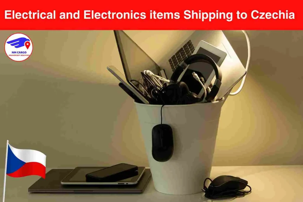 Electrical and Electronics items Shipping to Czechia From Dubai