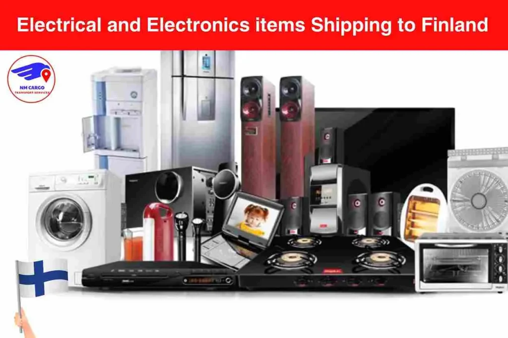 Electrical and Electronics items Shipping to Finland From Dubai