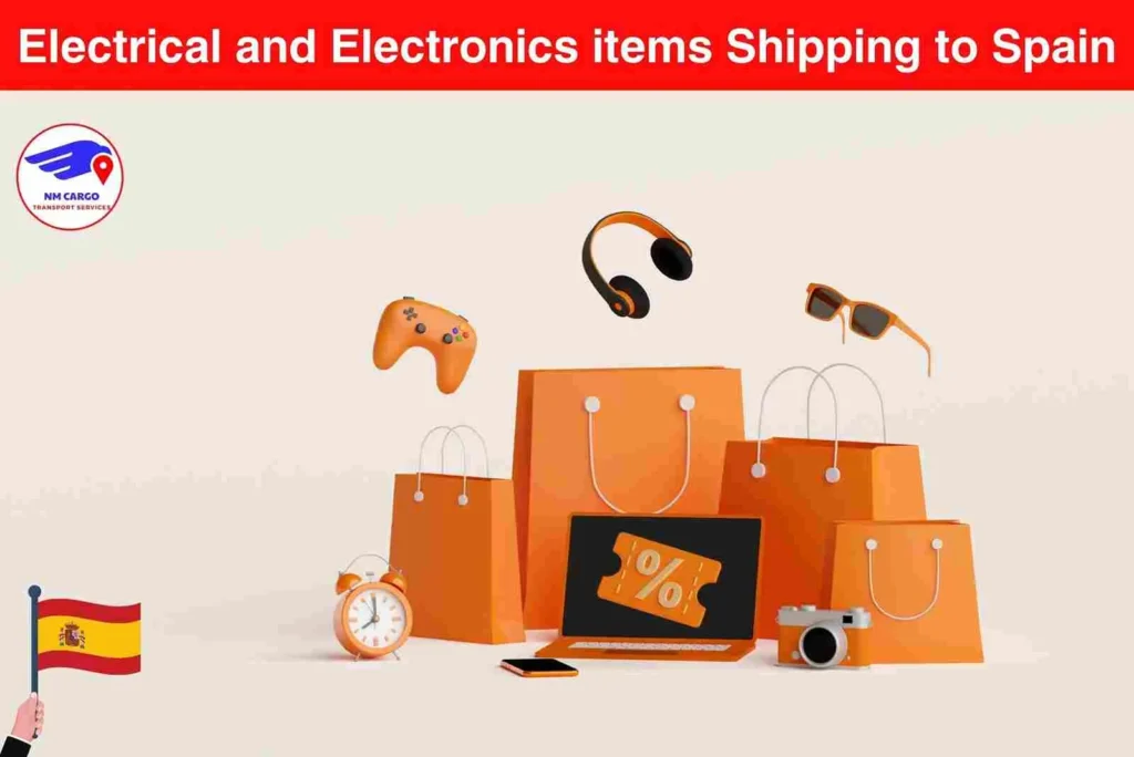 Electrical and Electronics items Shipping to Spain From Dubai