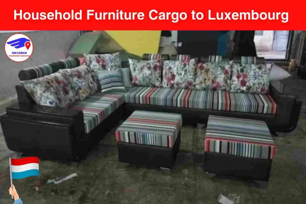 Household Furniture Cargo to Luxembourg From Dubai