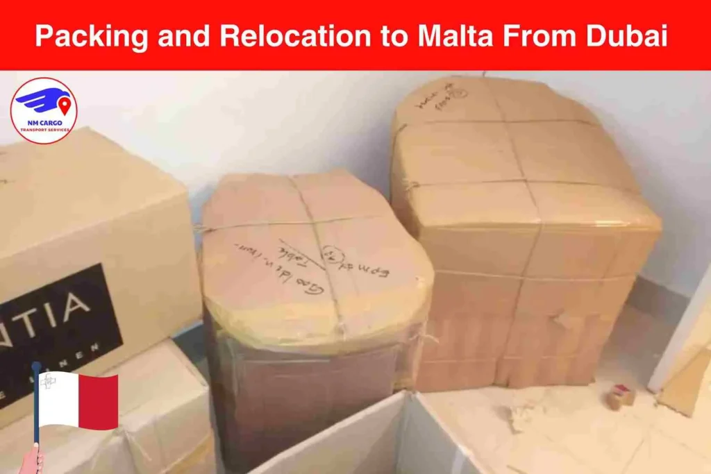Packing and Relocation to Malta From Dubai