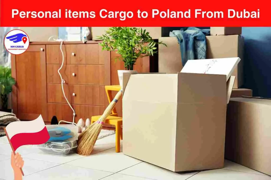 Personal items Cargo to Poland From Dubai