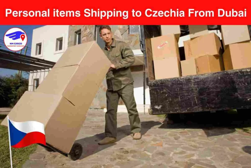 Personal items Shipping to Czechia From Dubai