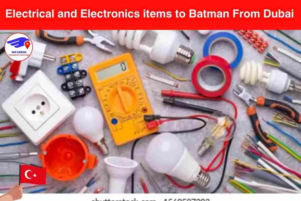 Electrical and Electronics items Cargo to Batman From Dubai