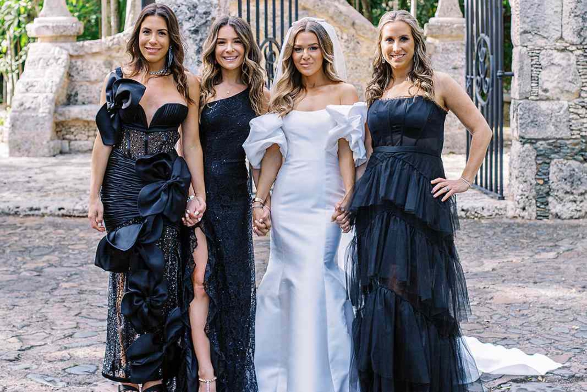 How To Dress Up a Black Dress for a Wedding