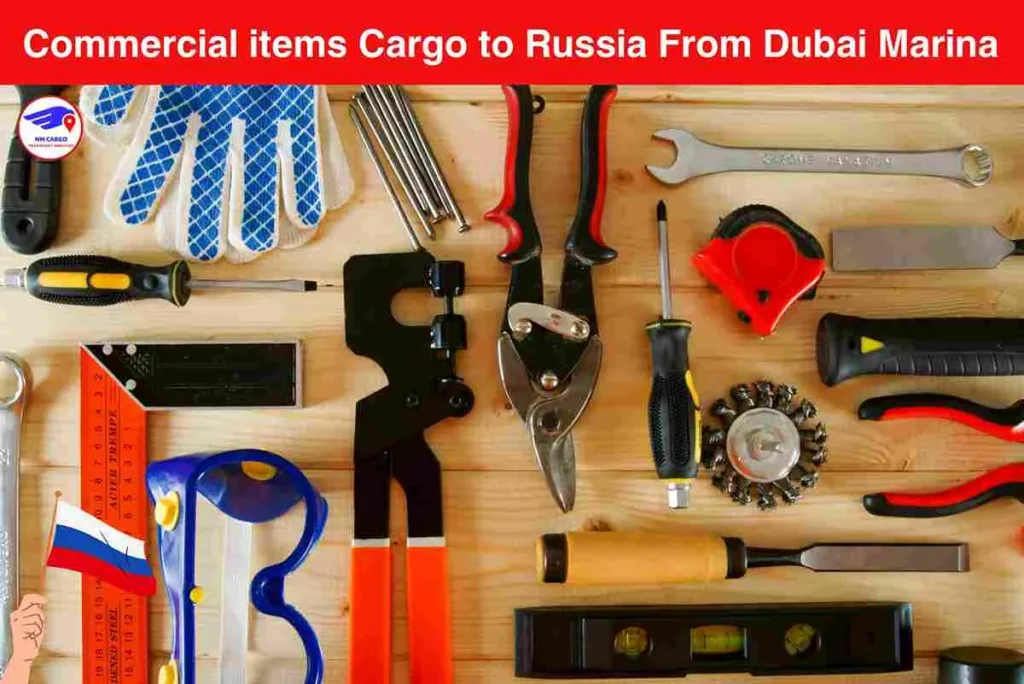 Commercial items Cargo to Russia From Dubai Marina