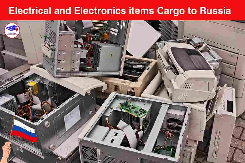 Electrical and Electronics items Cargo to Russia From Abu Dhabi