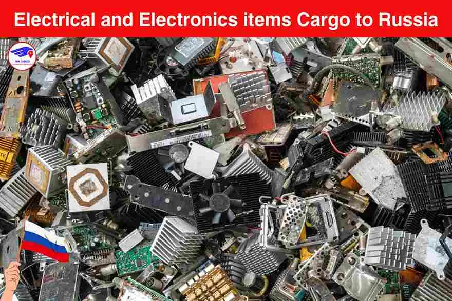 Electrical and Electronics items Cargo to Russia From Al Nahda