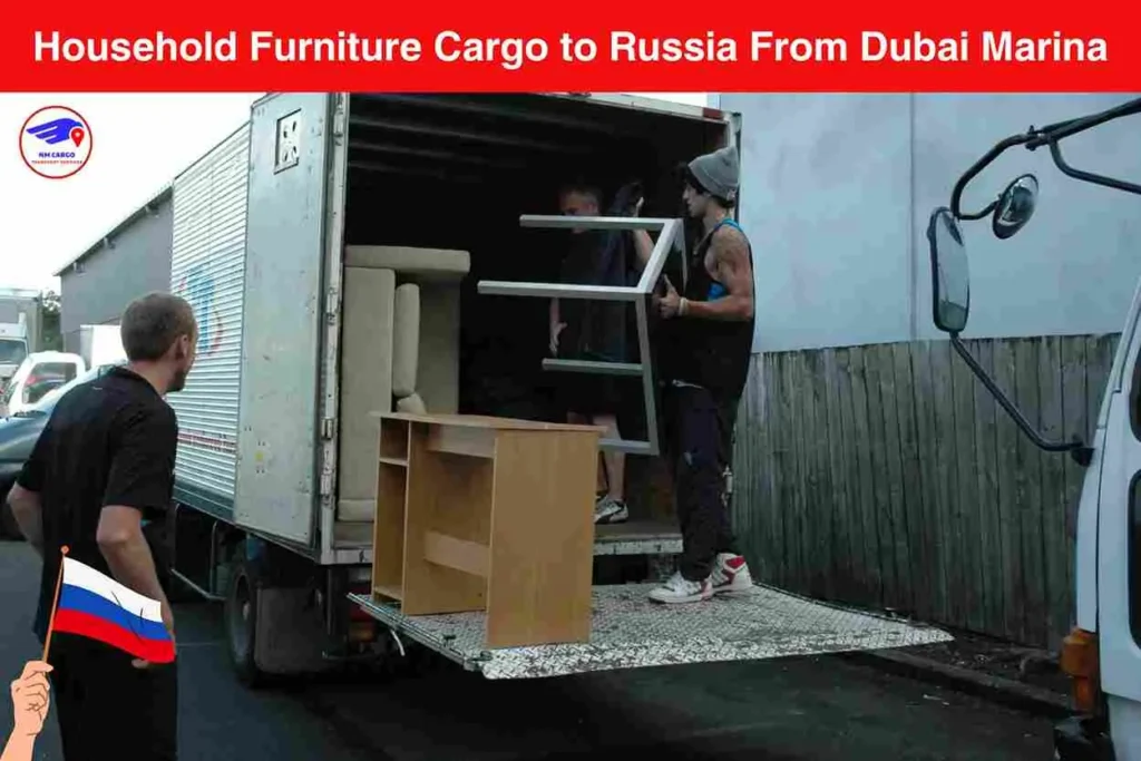 Household Furniture Cargo to Russia From Dubai Marina
