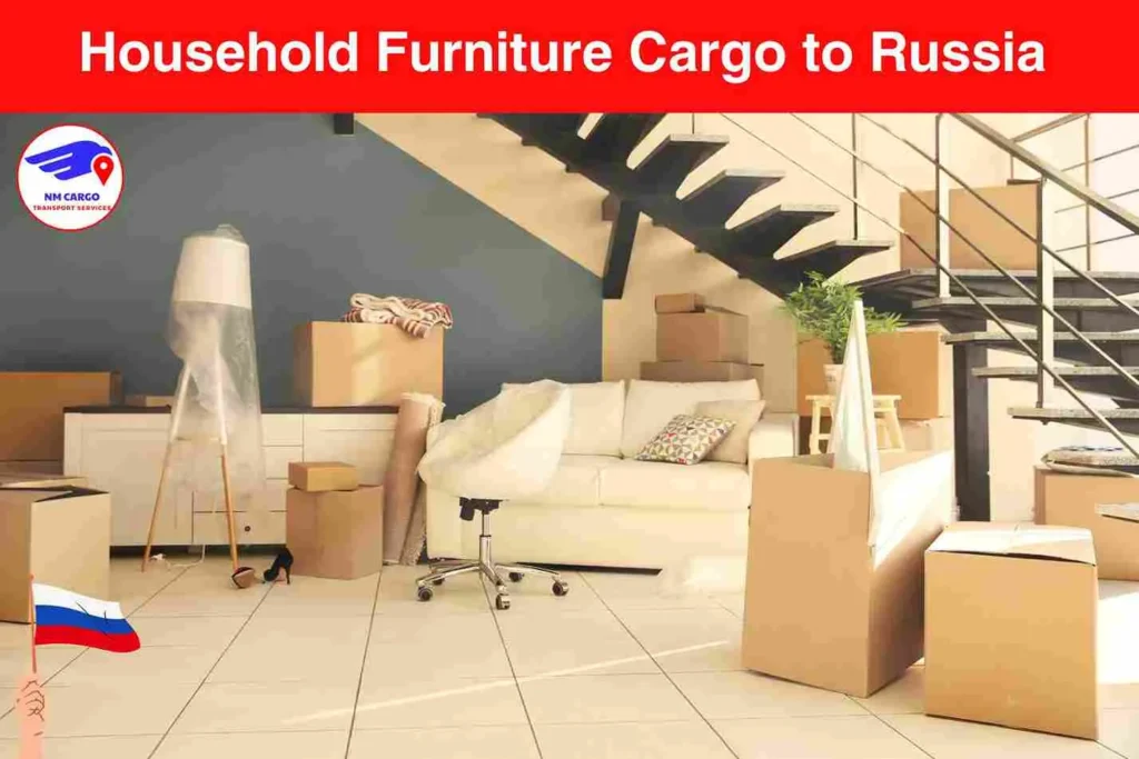 Household Furniture Cargo to Russia From Mina Jebel Ali