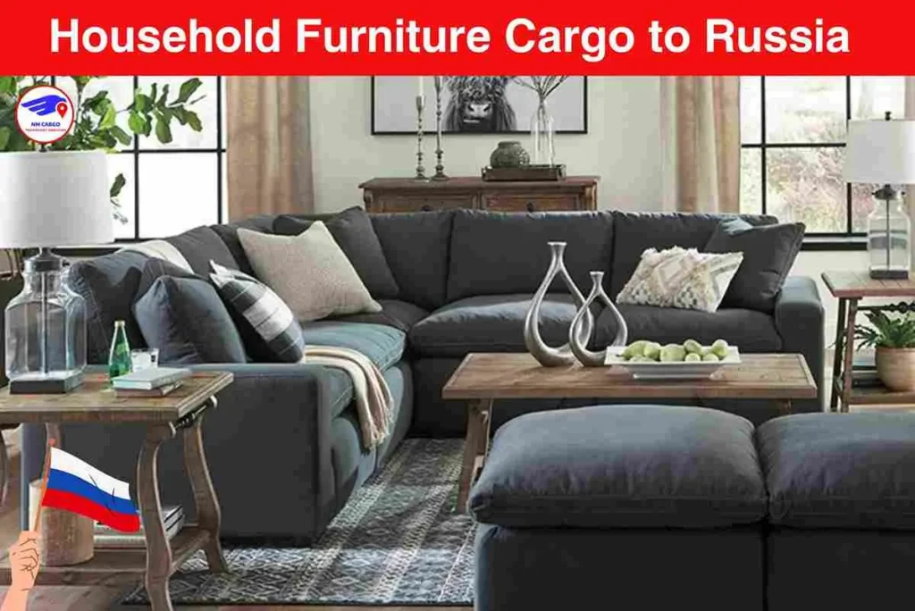 Household Furniture Cargo to Russia From Dubai Sports City
