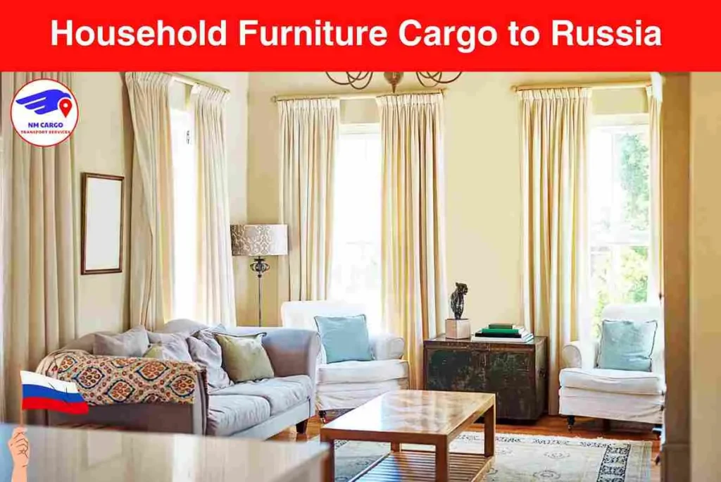 Household Furniture Cargo to Russia From Business Bay