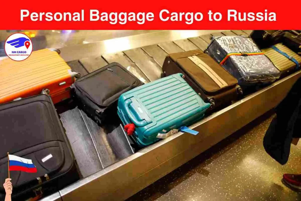 Personal Baggage Cargo to Russia From Mina Jebel Ali