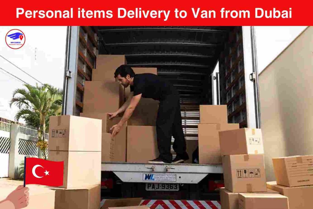 Personal items Delivery to Van from Dubai